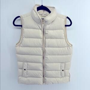 J. Crew Anthem down filled full zip mock neck cold weather winter puffer vest S